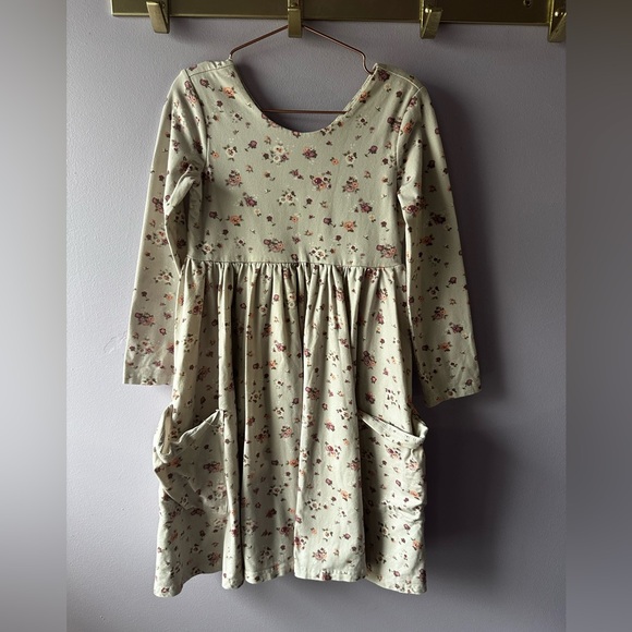 Charming Mary Purple Floral Dress Size 7 Years - Picture 1 of 10